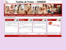 Tablet Screenshot of 19.familles-de-france.org