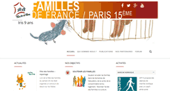 Desktop Screenshot of paris15.familles-de-france.org