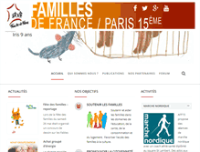 Tablet Screenshot of paris15.familles-de-france.org