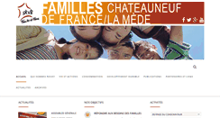 Desktop Screenshot of chateauneuflamede.familles-de-france.org