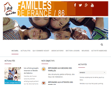 Tablet Screenshot of 86.familles-de-france.org