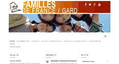 Desktop Screenshot of 30.familles-de-france.org