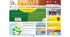 Desktop Screenshot of familles-de-france.org