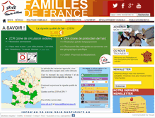 Tablet Screenshot of familles-de-france.org